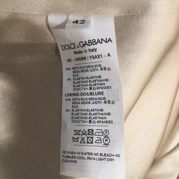 Dolce & Gabbana Leopard & Butterfly Print Skirt, Size 42, US 6, NEW NWT - Picture 10 of 11